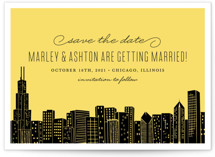 Big City - Chicago Save the Date Cards