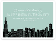 Big City - Chicago Save the Date Cards