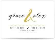 All that Glitters Save the Date Cards