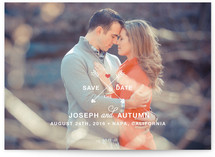 Arrows of Love Save the Date Cards