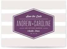 Badge Save the Date Cards