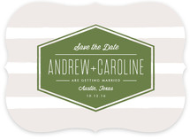 Badge Save the Date Cards
