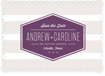 Badge Save the Date Cards