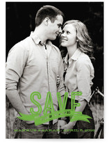 Banner Overlay Save the Date Cards