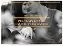 Elements of Love Save the Date Cards