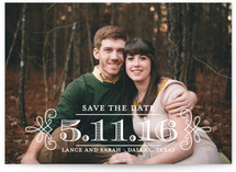 Embellished Save the Date Cards