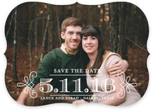 Embellished Save the Date Cards