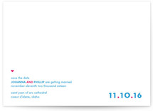 Pica Save the Date Cards
