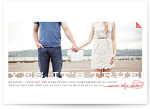 Yes, It's True Save the Date Cards
