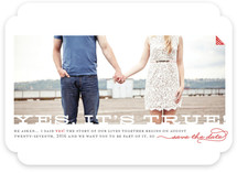 Yes, It's True Save the Date Cards