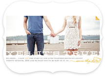 Yes, It's True Save the Date Cards