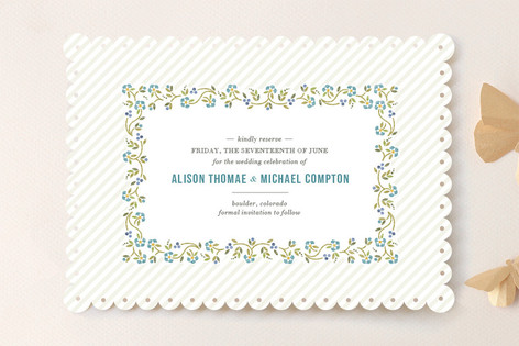 Forget-Me-Not Save the Date Cards