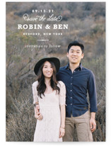 Timeless Save the Date Cards