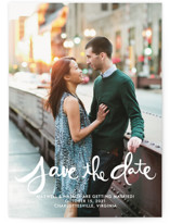 Hand-Lettered Save the Date Cards