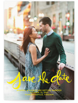 Hand-Lettered Save the Date Cards