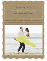 Vintage Kraft Save the Date Cards