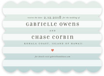 Ombre Stripes Save the Date Cards