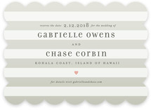 Ombre Stripes Save the Date Cards