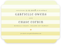 Ombre Stripes Save the Date Cards