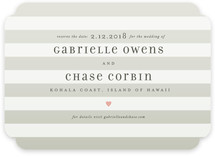 Ombre Stripes Save the Date Cards