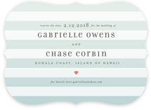 Ombre Stripes Save the Date Cards