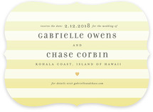Ombre Stripes Save the Date Cards