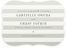 Ombre Stripes Save the Date Cards