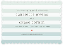 Ombre Stripes Save the Date Cards
