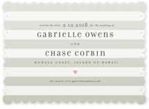 Ombre Stripes Save the Date Cards