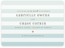 Ombre Stripes Save the Date Cards