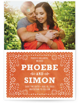 Fiesta Folk Art Save the Date Cards