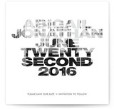 Album Cover Save the Date Cards