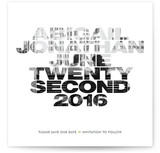 Album Cover Save the Date Cards