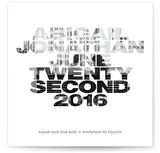 Album Cover Save the Date Cards