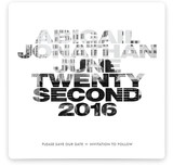 Album Cover Save the Date Cards