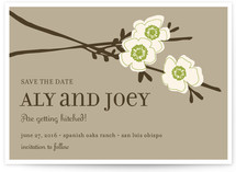 Apple Blossom Save the Date Cards