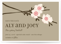 Apple Blossom Save the Date Cards
