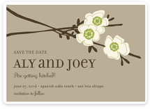 Apple Blossom Save the Date Cards
