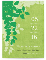 Spring leaves Save the Date Cards