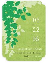Spring leaves Save the Date Cards