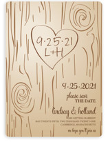 Fall Carving Save the Date Cards
