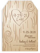 Fall Carving Save the Date Cards
