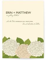 Summer Hydrangea Save the Date Cards