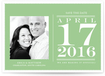 Desk Calendar Save the Date Cards