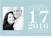 Desk Calendar Save the Date Cards, by pottsdesign