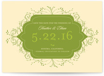 Flourishing Save the Date Cards
