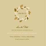 Autumn Wreath Save the Date Cards, by Oscar+Emma Design