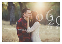 Belle Memoire Save the Date Cards, by Helena Seo Design