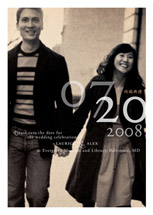 Belle Memoire Save the Date Cards, by Helena Seo Design