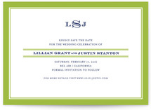 Classic Prep Save the Date Cards